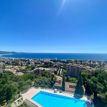 Ouest-splendide 3p, Roof-terrace Panoramic Sea View Nice