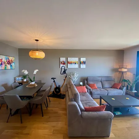 Ouest-splendide 3p, Roof-terrace Panoramic Sea View Apartament Nicea